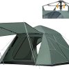 Inflatable Camping Tents for 3-4 People Easy Setup Waterproof 3