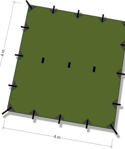 DD Tarp 4×4 Olive Green 13ft x 13ft Durable Shelter by DD Hammocks 2