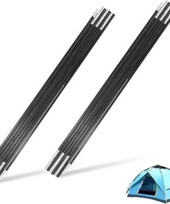 Tent Replacement Pole 4M for 3-4 People Fiberglass Camping Tent