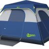 MC TOMOUNT 2 Person Cabin Tent for Easy Camping Waterproof Setup 4