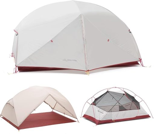 Lightweight 2 Person Backpacking Tent for 3 Season Camping