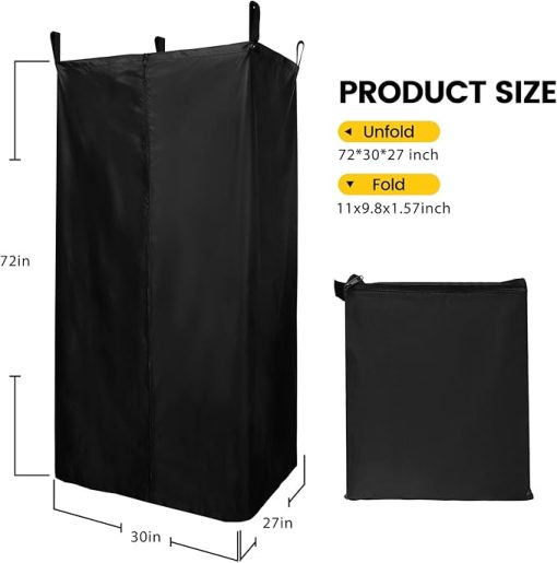 Portable Privacy Tent for Boats with Storage Bag and Changing Room - Image 2