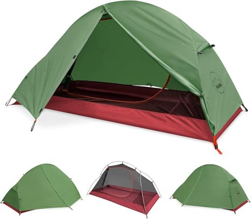 KAZOO Ultralight Waterproof Backpacking Tent for 1-2 Campers