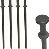 Heavy Duty Metal Tent Stakes 20 Inch for Inflatables and Camping