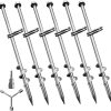 Heavy Duty 12 Inch Ground Anchors for Tent Canopies and Trampolines 4