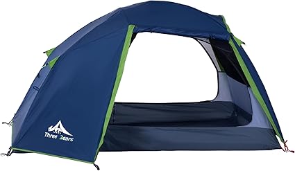 ThreeBears Waterproof 2-Person Camping Tent Lightweight Easy Setup ThreeBears Waterproof 2-Person Camping Tent Lightweight Easy Setup