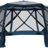 Pop Up Screen House Tent for Camping with Detachable Waterproof Floor 3
