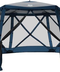 Timber Ridge Pop Up Gazebo 12 x 11ft Portable Screen House Fits 6