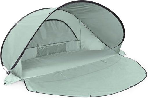 Manta Portable Beach Tent Pop Up Sun Shelter Light Green Shade