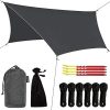 Lightweight Waterproof Rain Fly Tarp for Camping and Backpacking
