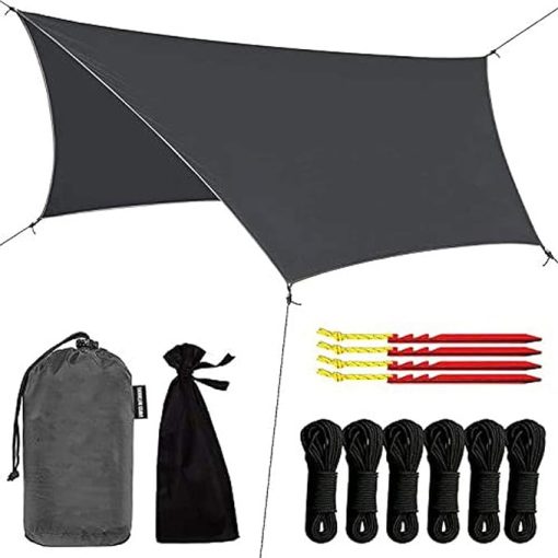 Lightweight Waterproof Rain Fly Tarp for Camping and Backpacking