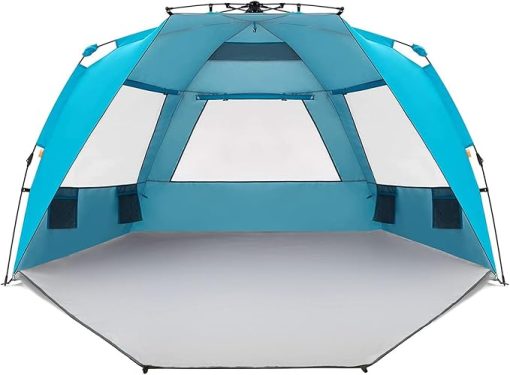Easthills Outdoors Deluxe XL Beach Tent for 4-6 Person Easy Setup