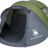 North Face Trail Lite 2 Tent for 2 People in Khaki and Yellow 4