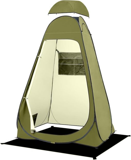 Portable Privacy Shower Tent for Camping with Waterproof Design