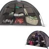 KOMCLUB Adjustable Stainless Steel Tent Poles Set of 2 for Camping 3