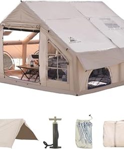 Inflatable Camping Tent for 4-6 People Waterproof Easy Setup