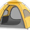 Upgraded 10×10 Beach Tent Sunshade with Side Wall and Windproof Ropes 4