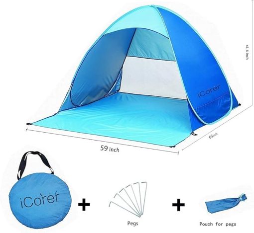 Instant Portable Beach Tent Quick Pop Up Sun Shelter for Outdoors - Image 2