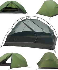 Ultralight Waterproof Camping Tent for 1 Person Easy Setup Hiking