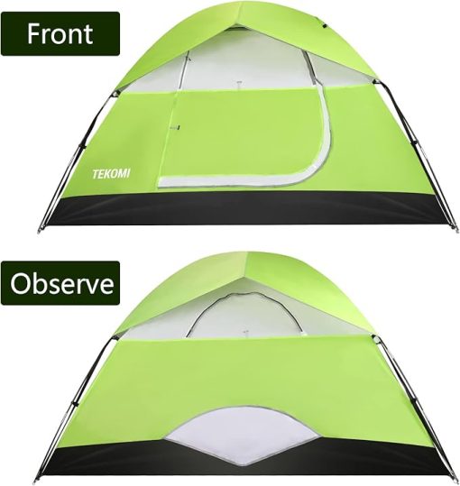 TEKOMI Waterproof Family Dome Tent Easy 60 Second Setup for Camping - Image 2