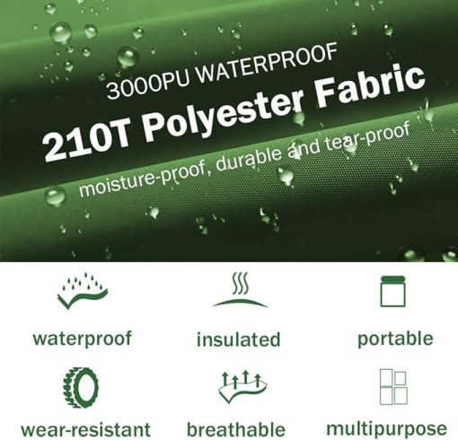 Tent Footprint for 6 Person Pop Up Tent Waterproof Ground Cloth - Image 2