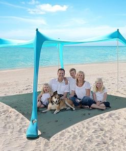 Beach Tent Canopy UPF 50 Plus UV Protection 10×10 FT Portable Shade