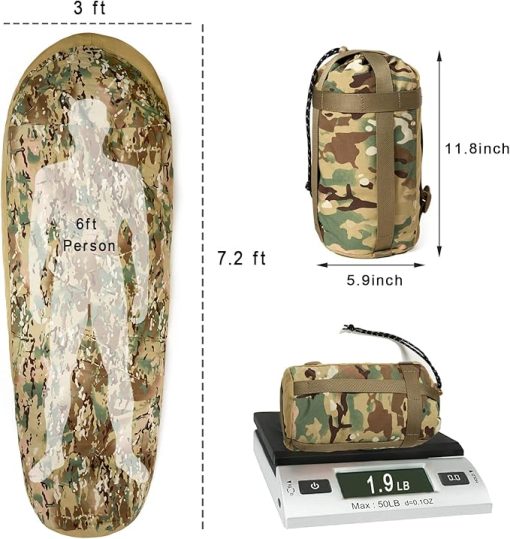 Military Modular Sleeping System Bivy Cover Waterproof Outer Shell - Image 2