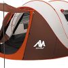 AYAMAYA 6 Person Pop Up Tent Waterproof Instant Setup Family Camping