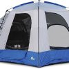 Napier Sportz SUV Tent | 9’x9′ Vehicle Camping Tent with Full Rainlfy and Awning | Fits All CUVs, SUVs, Minivans | Sleeps 5 Adults | Blue/Gray | Model 82000