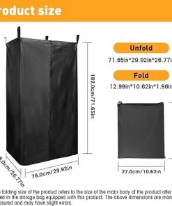 Portable Privacy Tent for Boat Changing Room Polyester Zipper Tent 2