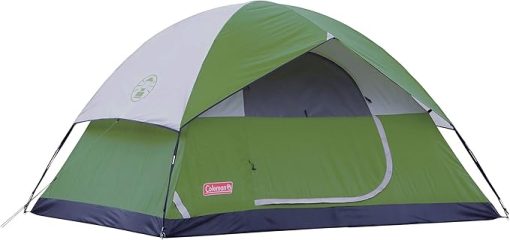 Coleman Sundome 4 Person Tent Weatherproof Easy Setup in 10 Minutes