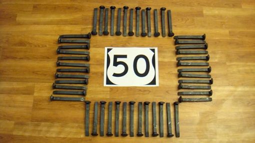 Buy 50 High-Quality Railroad Spikes for Your Projects