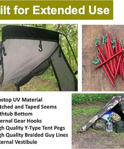 Ridgeback One Person Camping Tent Waterproof Easy Setup Survival Bivy 2