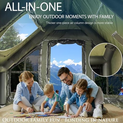 Luxury 4 Season Inflatable Camping Tent for Family Glamping - Image 2