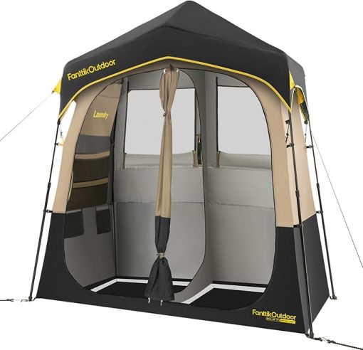 Fanttik Outdoor Zeta A2 Pro Shower Tent Two Rooms Instant Setup