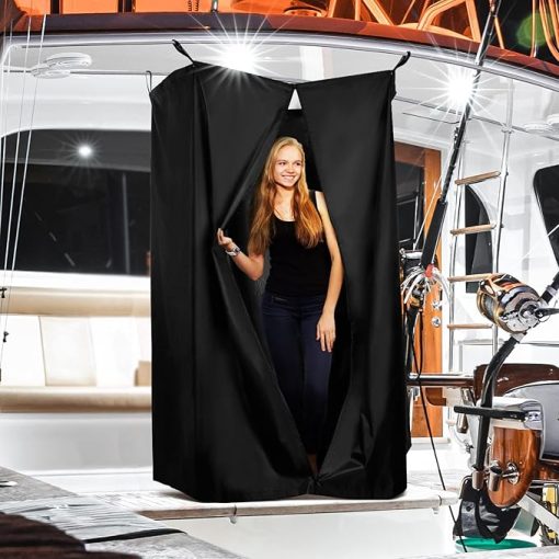 Portable Privacy Tent for Boats with Storage Bag and Changing Room