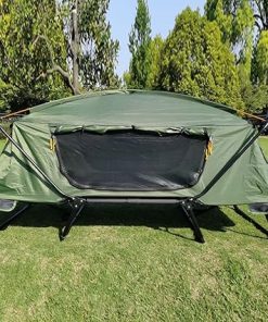 Folding Waterproof Tent Cot Elevated Camping Sleeping Bed with Cover