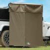 Latourreg 2 Person Canvas Camping Pyramid Tent for Outdoor Use 3