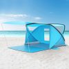 Beach Tent Canopy Sun Shelter for 4-6 People Lightweight UPF 50+