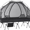 Large 13×9.8ft Waterproof Camping Tarp Canopy Sun Shelter Khaki 4