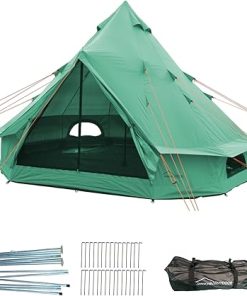 Lightweight 4-6 Person Outdoor Yurt Tent with Waterproof Coating