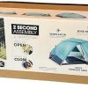 Quechua 2 Second Easy Waterproof 2 Person Camping Tent 43.3 Inches