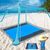 Beach Canopy Tent 11X11 FT with Blanket Sun Protection and Carry Bag