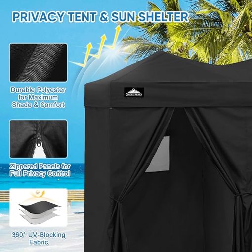 Eagle Peak Portable Changing Room Tent for Beach Pool Photoshoots - Image 2