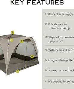 NEMO Equipment Victory Screenhouse Camp Shelter Fog Smokey Olive 2
