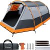 Chihee 4 Person Camping Tent with 2 Doors Weatherproof Outdoor Shelter