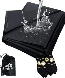Camping Tent Footprint – 108” x 108”, Waterproof Ground Sheet Mat for Tent – Ultralight Tarp for Hiking, Backpacking, and Beach Use