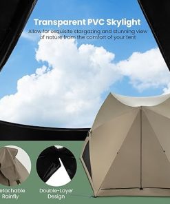 Goplus Instant Dome Tent for 4-6 People Waterproof Easy Setup 2