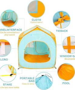 Porayhut Pop Up Baby Beach Tent with Pool and UV50+ Sun Shelter 2