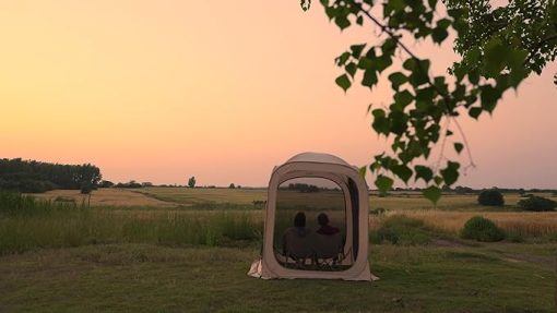 Pop Up Screen House Tent Portable Gazebo with Mosquito Netting - Image 2